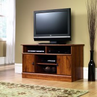  Abbey Oak Finish  Sauder Harvest Mill Panel TV Stand